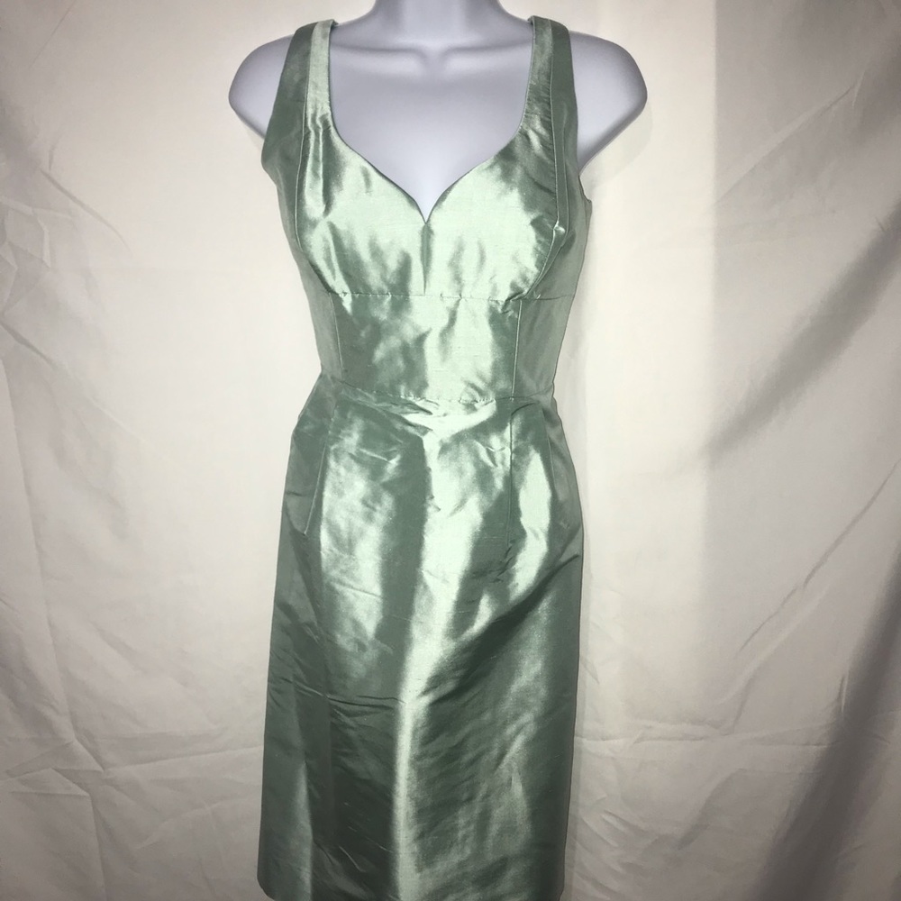 J. Crew Womens 8 Green Shimmer Dress ❤️